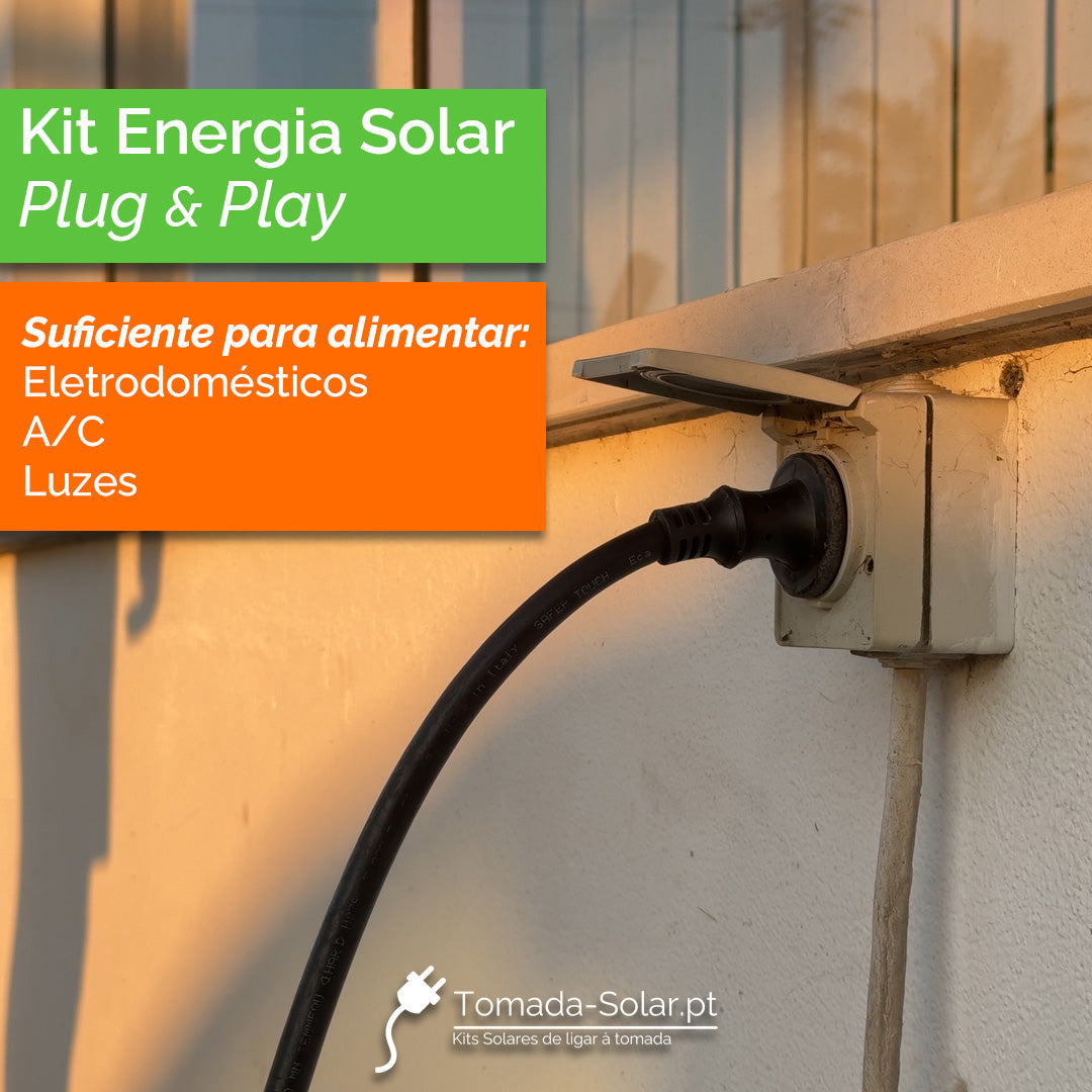 Kit Solar Tomada - Solo