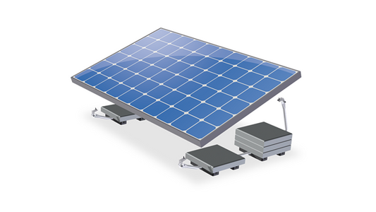 Estrutura Valkbox 3 para painel solar em solo ou telhado plano