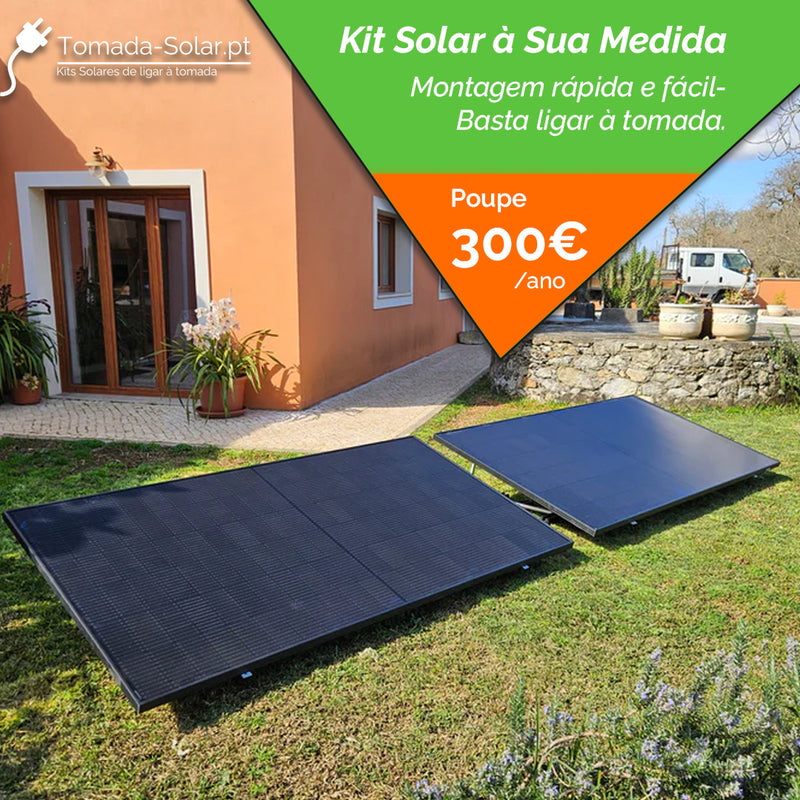 Kit Solar Tomada 800W - Solo